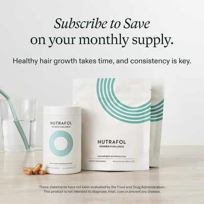 Nutrafol Women's Balance Hair Growth Supplements, Age 45+
