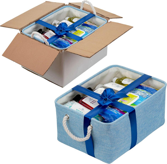 Luxury Cleaning, Supplies Kit, All In One Household Cleaning Essentials Set with Surface-Floor-Hand Cleaners, Laundry Detergent, Dish Soap